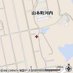 香川県三豊市山本町河内882周辺の地図