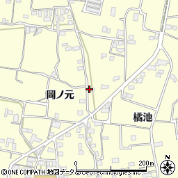 徳島県阿波市吉野町西条岡ノ元8周辺の地図