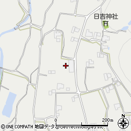 徳島県阿波市市場町尾開日吉周辺の地図