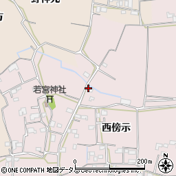 徳島県徳島市国府町西黒田西傍示221周辺の地図