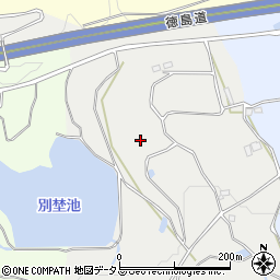 徳島県阿波市阿波町山王周辺の地図
