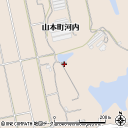 香川県三豊市山本町河内958周辺の地図