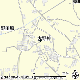徳島県阿波市吉野町西条大野神周辺の地図