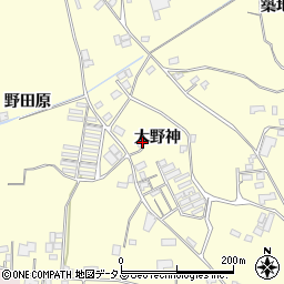 徳島県阿波市吉野町西条（大野神）周辺の地図