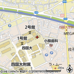 セブン‐イレブン　四国大学店周辺の地図