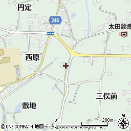 徳島県阿波市市場町上喜来西原249周辺の地図