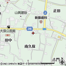 徳島県阿波市市場町上喜来（南久保）周辺の地図