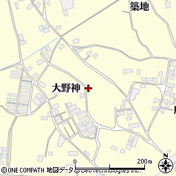 徳島県阿波市吉野町西条大野神36周辺の地図