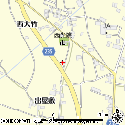 徳島県阿波市吉野町西条出屋敷132周辺の地図