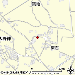 徳島県阿波市吉野町西条床石51周辺の地図