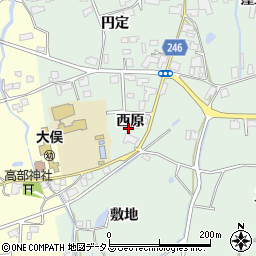 徳島県阿波市市場町上喜来西原219周辺の地図