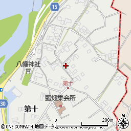 徳島県石井町（名西郡）藍畑（第十）周辺の地図