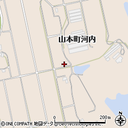 香川県三豊市山本町河内524周辺の地図