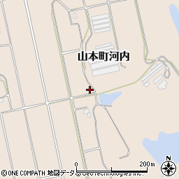 香川県三豊市山本町河内524-2周辺の地図