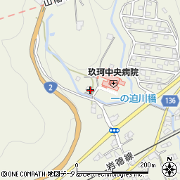 山口県岩国市玖珂町1355-1周辺の地図
