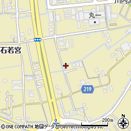 徳島県徳島市川内町平石若宮周辺の地図