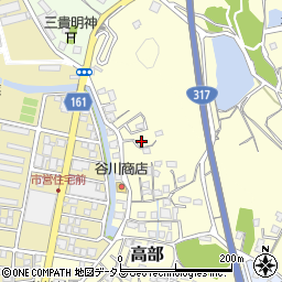 愛媛県今治市高部14周辺の地図