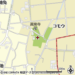 徳島県阿波市吉野町五条コモウ周辺の地図