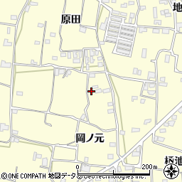 徳島県阿波市吉野町西条岡ノ元56周辺の地図