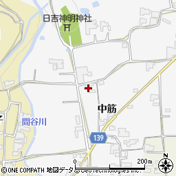 徳島県阿波市土成町水田中筋119周辺の地図