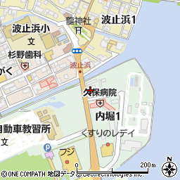 波止浜興産株式会社　保険部周辺の地図