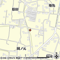 徳島県阿波市吉野町西条岡ノ元45-1周辺の地図