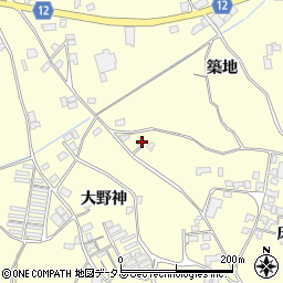 徳島県阿波市吉野町西条床石53周辺の地図