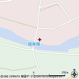 睦美橋周辺の地図