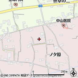 徳島県阿波市吉野町柿原（ノタ原）周辺の地図
