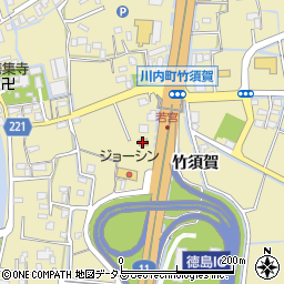 丸亀製麺徳島インター店周辺の地図