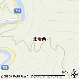 奈良県吉野郡野迫川村北今西周辺の地図