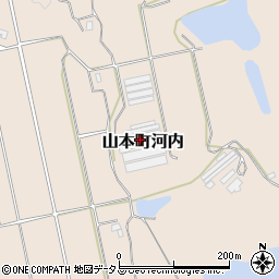 香川県三豊市山本町河内546周辺の地図