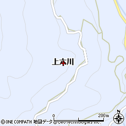和歌山県有田郡有田川町上六川周辺の地図