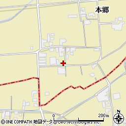 徳島県阿波市吉野町五条本郷26周辺の地図