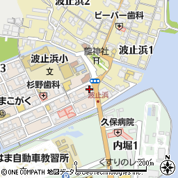 愛媛銀行波止浜支店周辺の地図