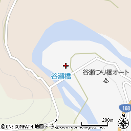 谷瀬橋周辺の地図