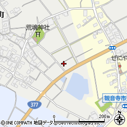 香川県観音寺市原町842-1周辺の地図