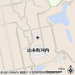 香川県三豊市山本町河内530周辺の地図