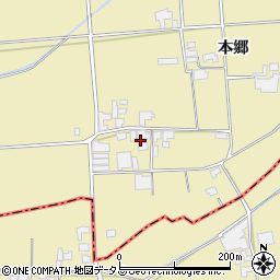 徳島県阿波市吉野町五条本郷29周辺の地図