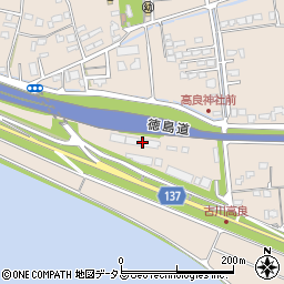 西日本高速道路株式会社四国支社　徳島管理事務所周辺の地図