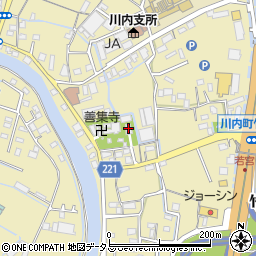 沖島町民会館周辺の地図