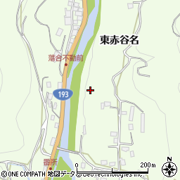 曽江谷川周辺の地図