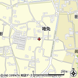 徳島県阿波市吉野町西条地免周辺の地図