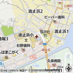 今治市波止浜公民館周辺の地図