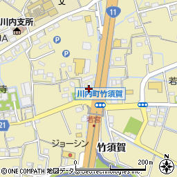 ＥＮＥＯＳ徳島インターＳＳ周辺の地図