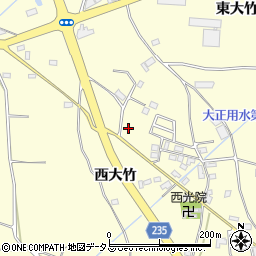 徳島県阿波市吉野町西条西大竹周辺の地図