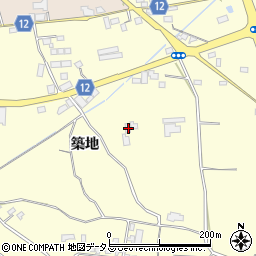 徳島県阿波市吉野町西条築地60周辺の地図