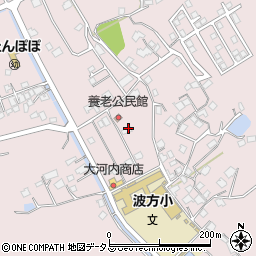 愛媛県今治市波方町養老817-1周辺の地図