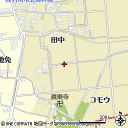 徳島県阿波市吉野町五条田中周辺の地図