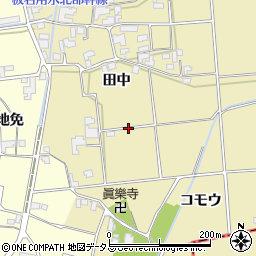 徳島県阿波市吉野町五条（田中）周辺の地図